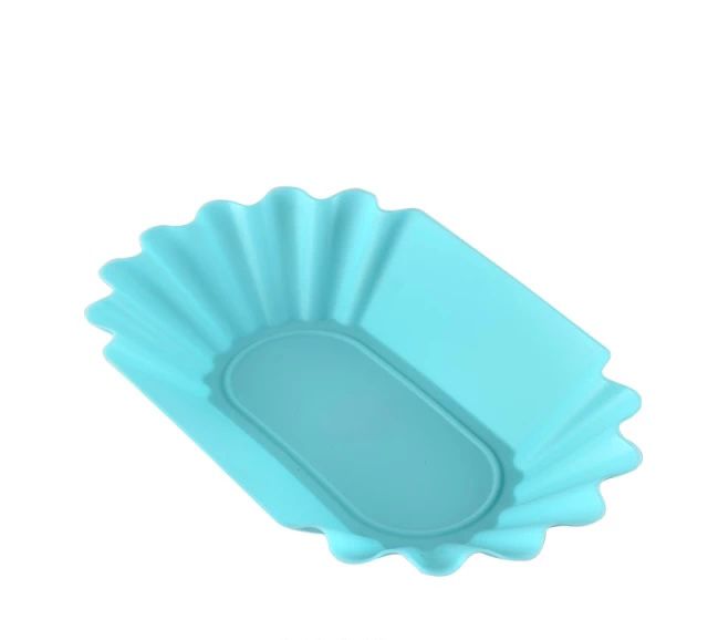 KAMEL PLEATS TRAY - CYAN