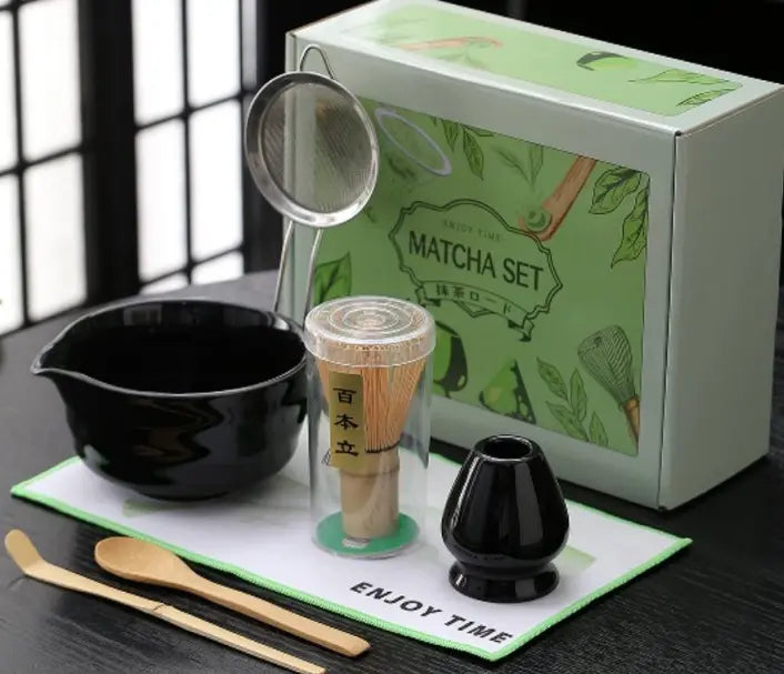Matcha Set 7Pieces-Black