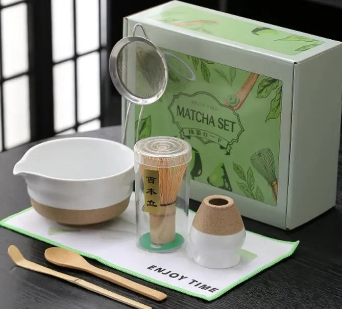  Matcha Set 7Pieces-Light Gray