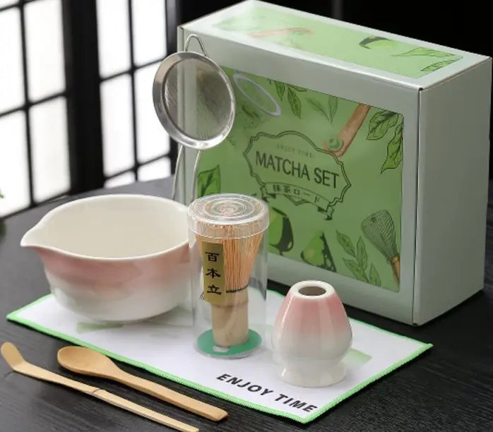 Matcha Set 7Piece-Light Pink