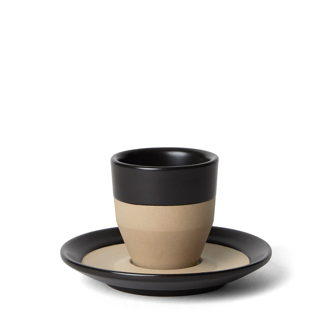 NotNeutral | Black Pico Espresso Cup & Saucer