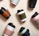 Fressko Leather Sleeve for Bino Cup Green