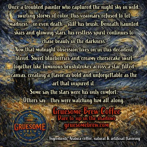 Gruesome | Starry Fright- Blueberry Cheesecake Coffee 227G