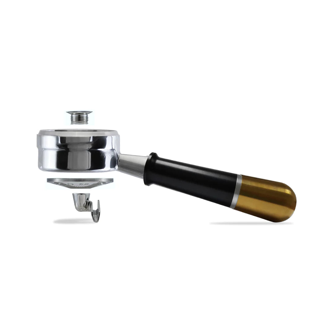 PESADO HYBRID Double Spouted Portafilter LM/E61 - Black/Gold