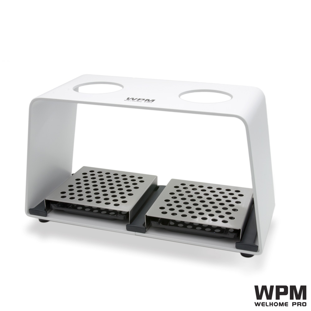 WPM DOUBLE DRIP COFFEE RACK WHITE