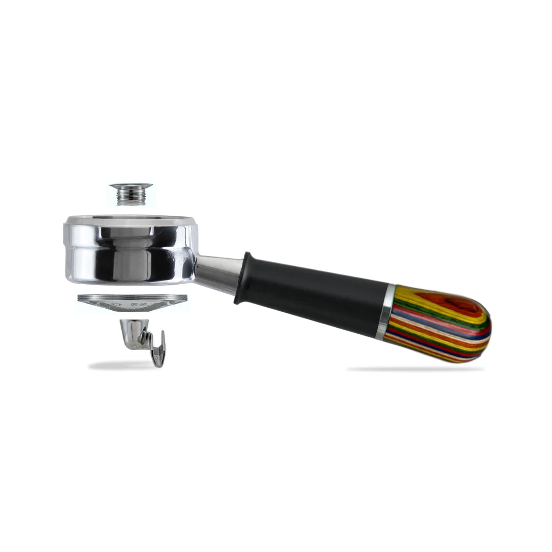 PESADO HYBRID Double Spouted Portafilter LM/E61 - Black/Iris