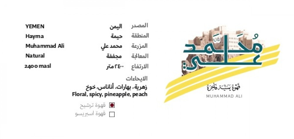 Artist Hub Yemen Muhammad Ali Filter 100G