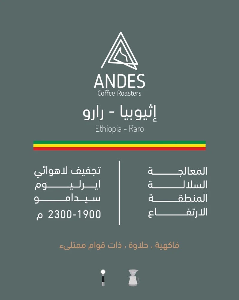 ANDES Ethiopia Raro 250G