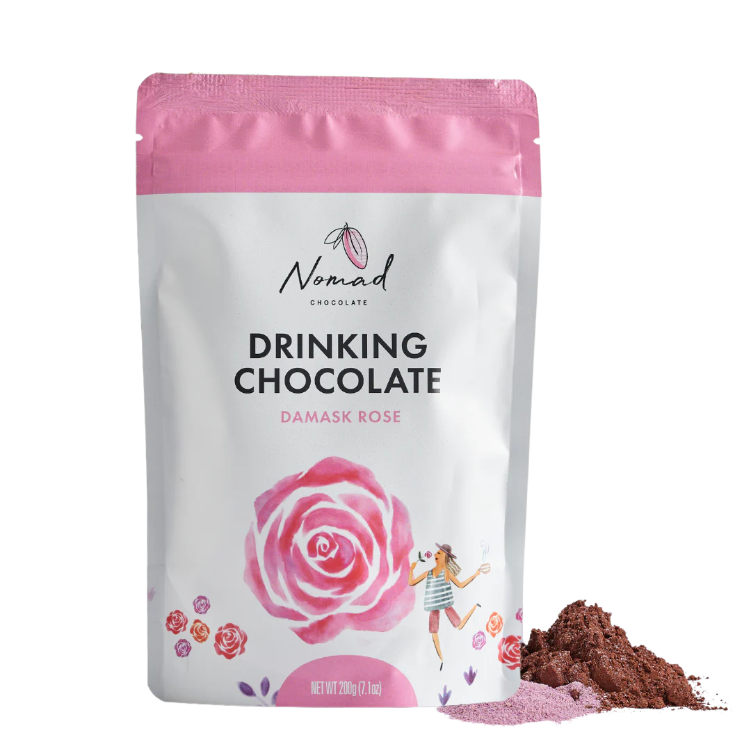 Nomad Drinking Chocolate Rose 200G