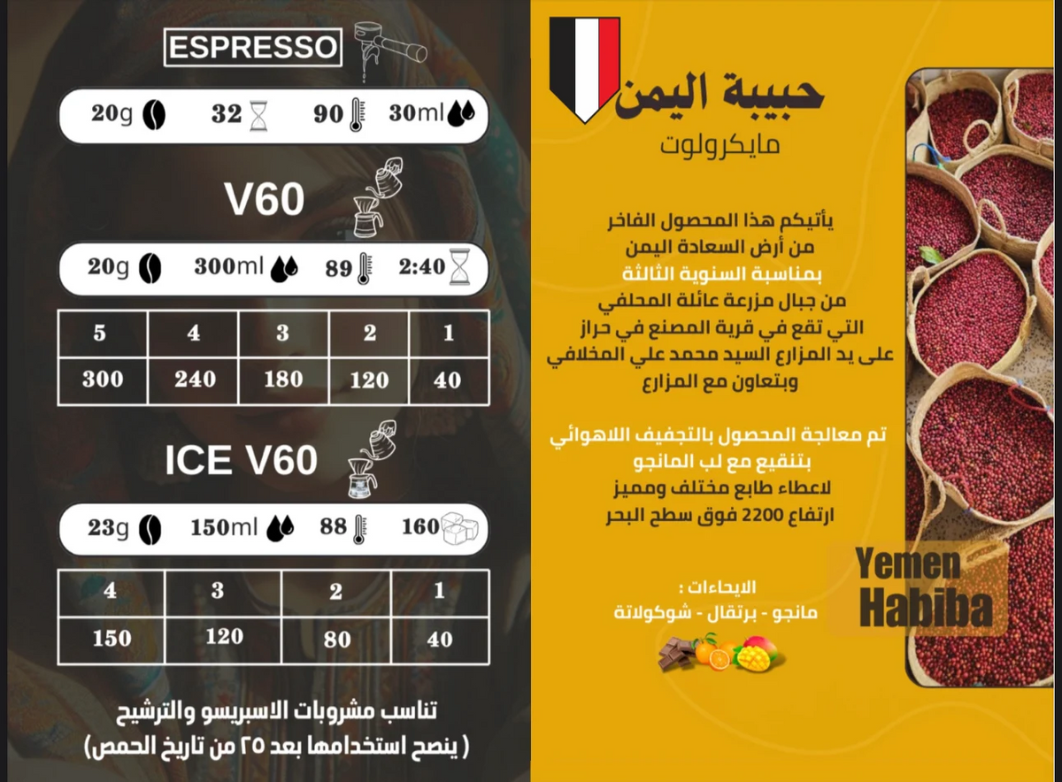 HOY8 | Yemen Habiba 250G