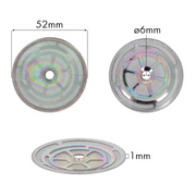 SHOWER NET AND RAYS D.52MM CAULKED - NANOTECH COATING