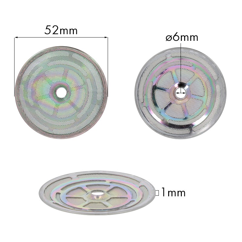 SHOWER NET AND RAYS D.52MM CAULKED - NANOTECH COATING