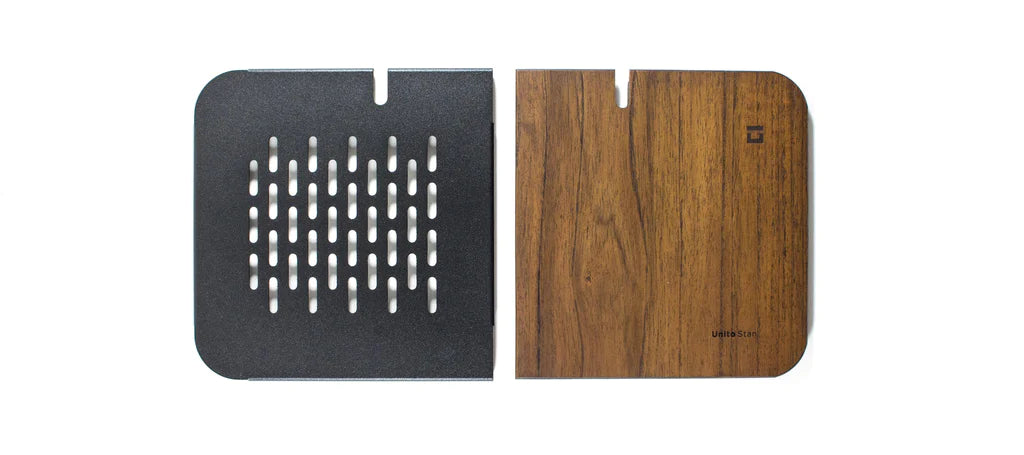 UNITO STAN COMBINATION BLACK METAL & TEAK WOOD