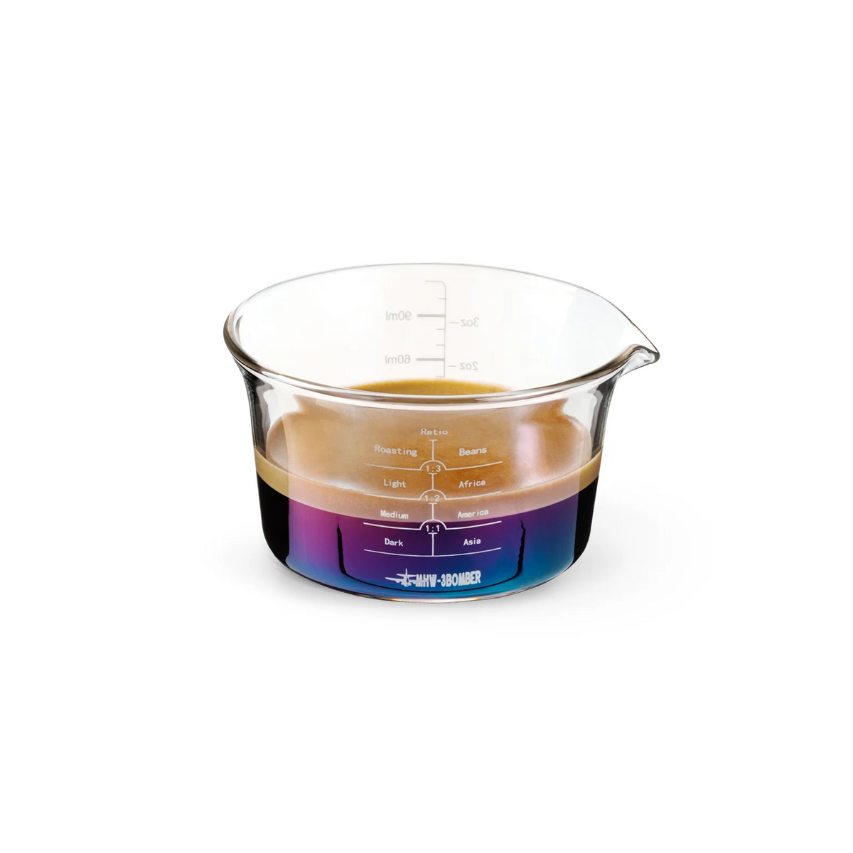 MHW Measuring Cup Single Spout Multicolor 120ML