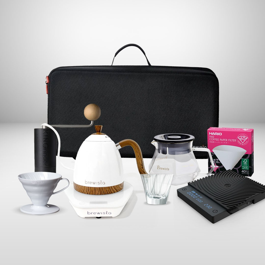 Brewista Kettle Pure White V60 Kit