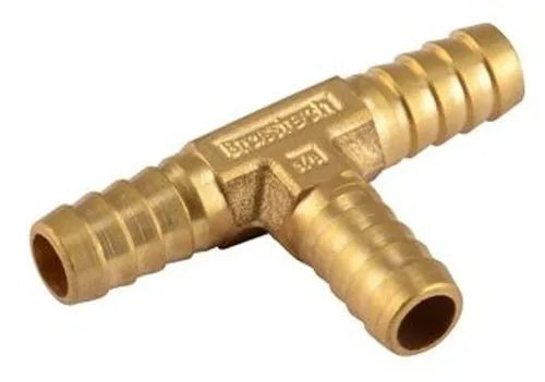 Brass hose tee joint