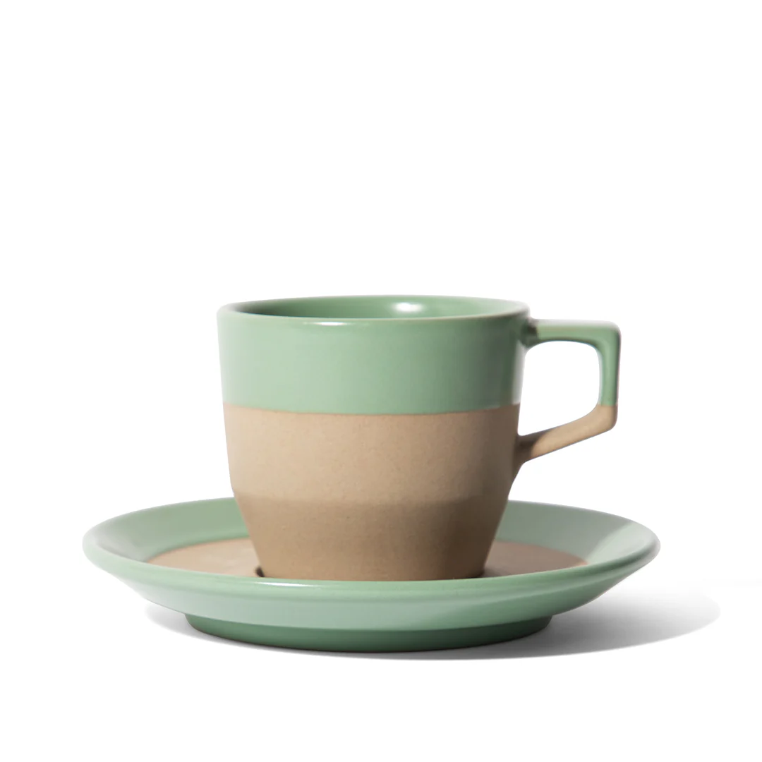 NotNeutral | Sage Pico Cappuccino Cup & Saucer
