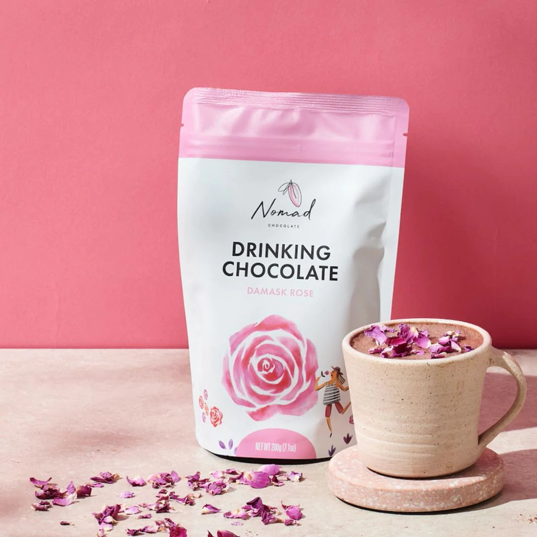 Nomad Drinking Chocolate Rose 200G