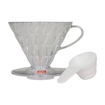 Hario V60-02 Plastic Dripper Clear