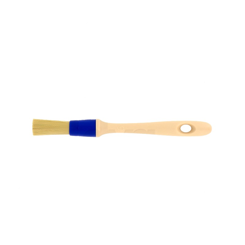 BURRS CLEANER BRUSH WITH BLONDE NYLON PET BRISTLES D.6MM