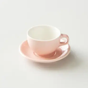 ORIGAMI 6oz Latte Bowl with Saucer - Pink