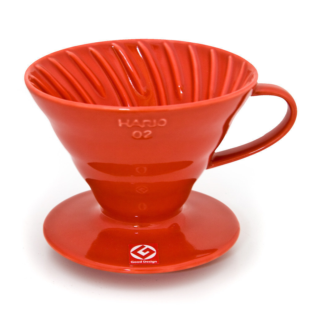 Dripper v60 ceramic red 02