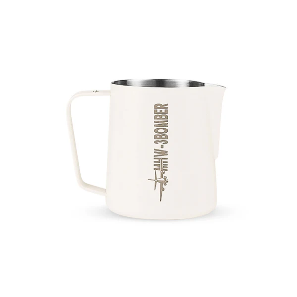 MHW-3BOMBER LATTE ART PITCHER 3.0 White 450ml