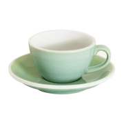Loveramics | Egg | 150ml Flat White Cup (Basil)