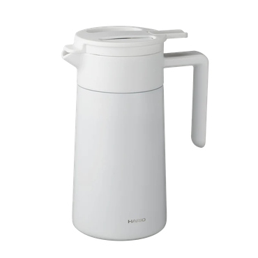 Hario Double Walled Thermal Pot Ceramic Coating 800ml - White