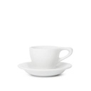 NotNeutral Lino Espresso Cup with Saucer 3oz - White