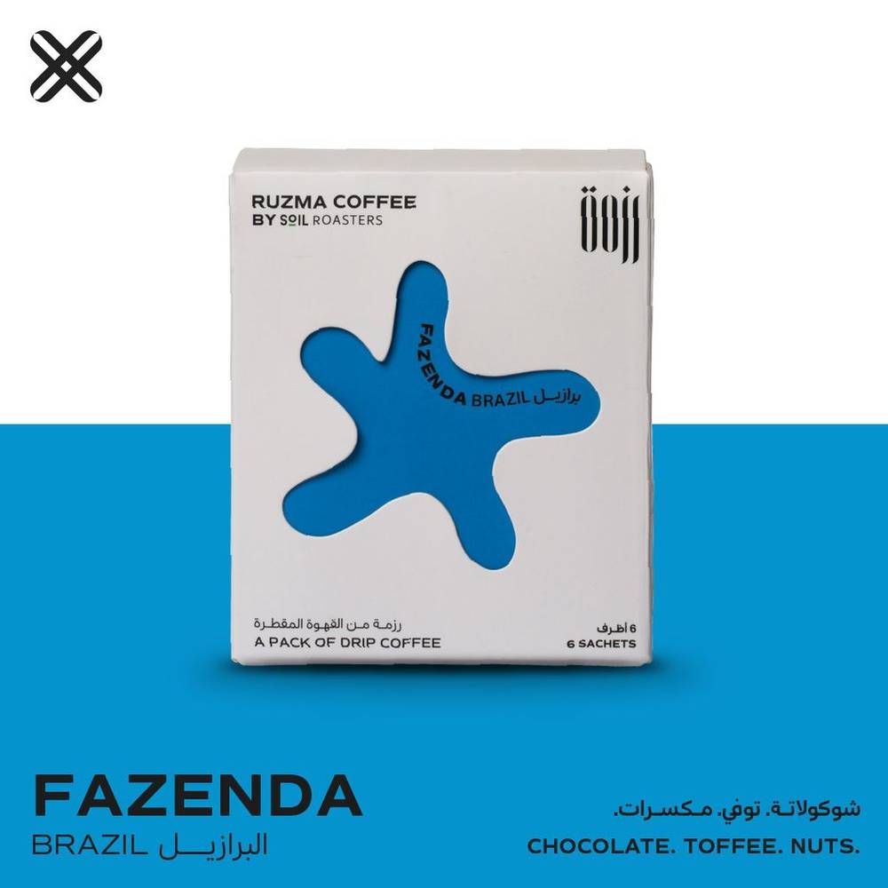 SOIL | Ruzma Fazenda 6 Sachets Drip Bag