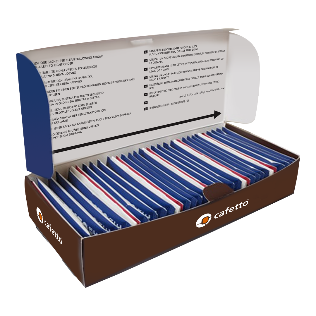 Cafetto Alkaline and Acidic Milk System Cleaning Powder Kit
