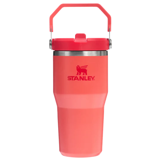 Stanley | The IceFlow Flip Straw Tumbler 600ML- Hot Coral