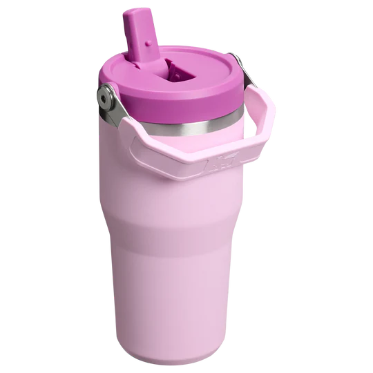 Stanley | The IceFlow Flip Straw Tumbler 600ML - Cherry Blossom