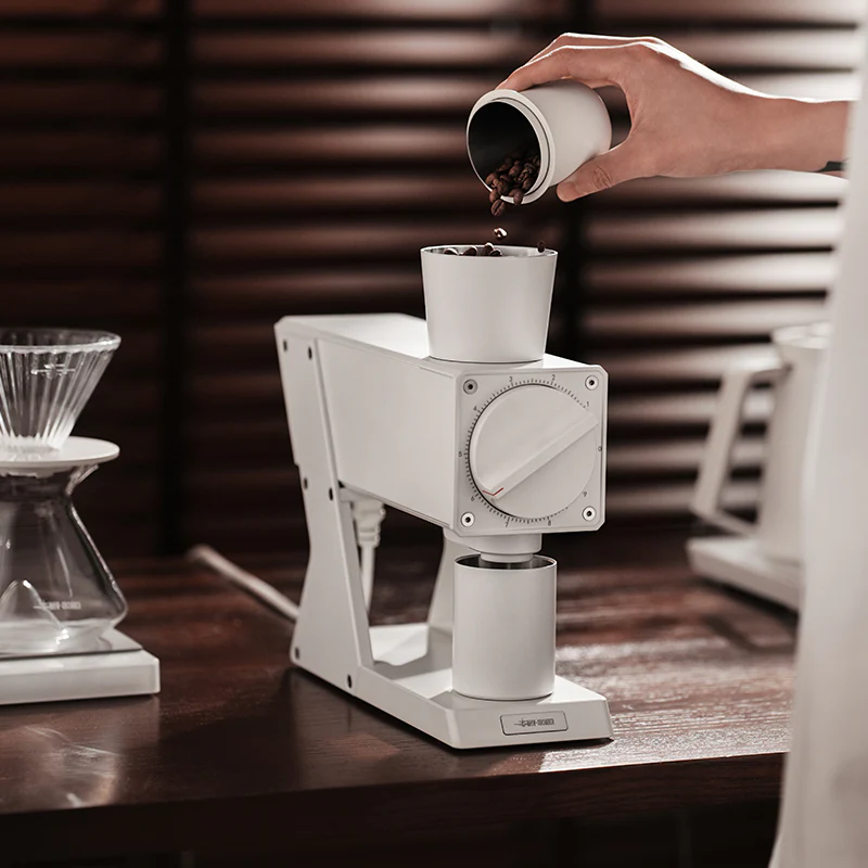 MHW F74 Navigator Electric Coffee Grinder 74mm - White