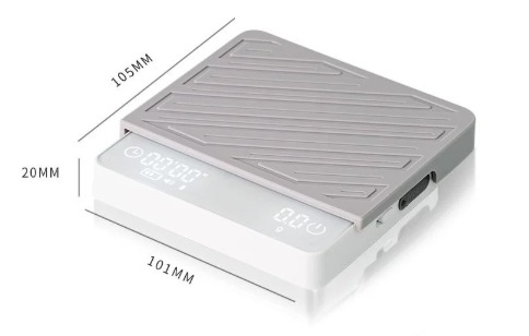 Electronic Coffee Scale ABS White