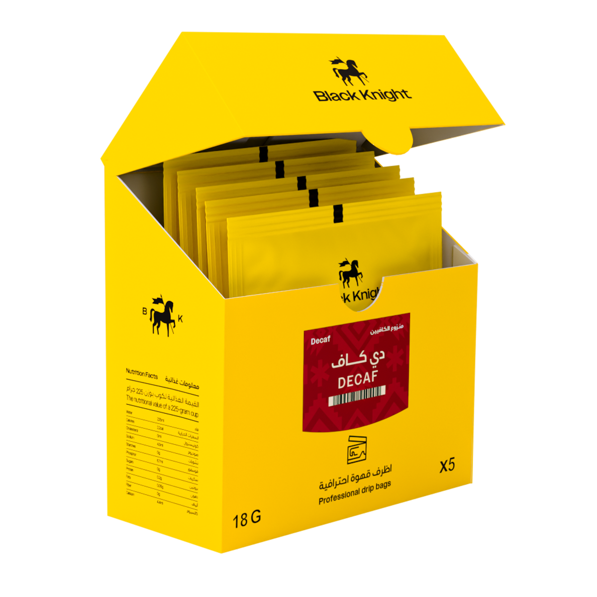 Black Knight | Drip Coffee Colombia D-CAF 5pcs