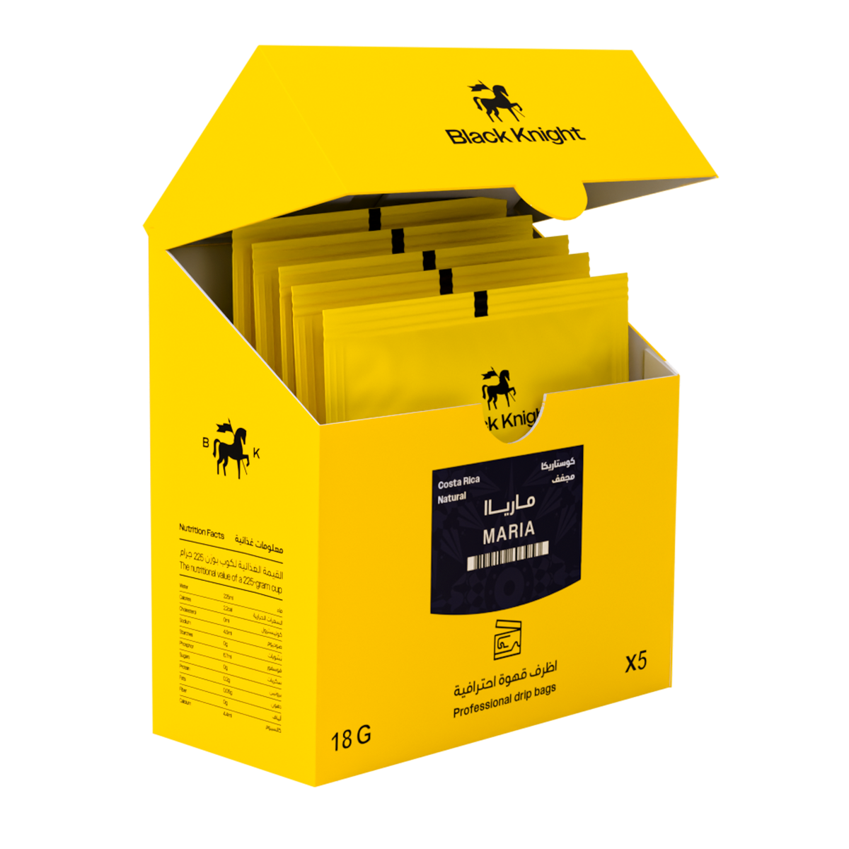 Black Knight | Drip Coffee Costa Rica Maria 5pcs