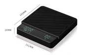 Electronic Coffee Scale ABS Black