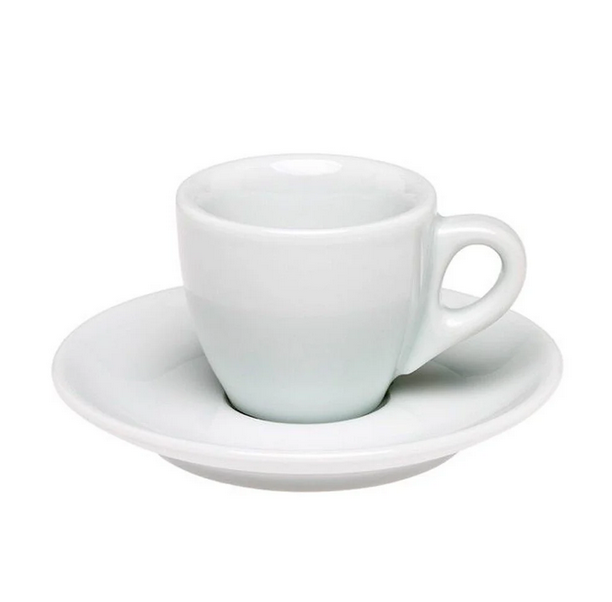 NotNeutral Lino Cappuccino Cup w/Saucer 6oz - White