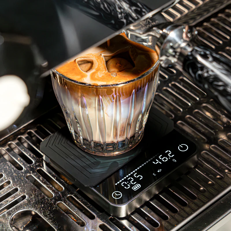 Electronic Mini Coffee Metal Scale Black