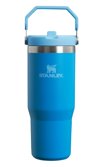 stanley Ice Flow Go Flip Straw Tumbler 870ml/30oz Azure