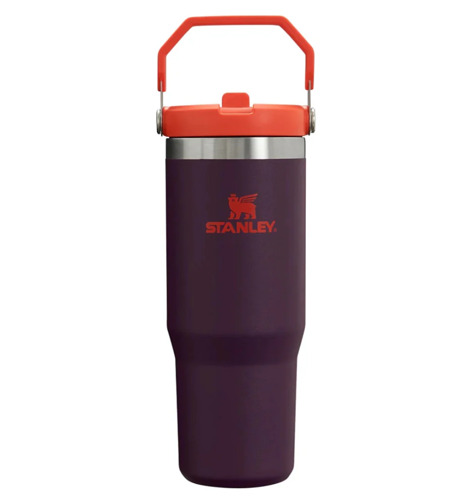 stanley Ice Flow Go Flip Straw Tumbler 870ml/30oz Plum
