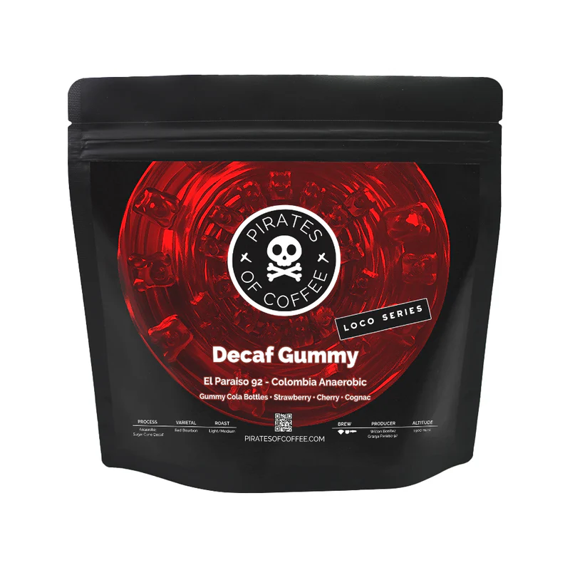 PIRATES COFFEE Gummy Colombia Anaerobic Decaf 250G
