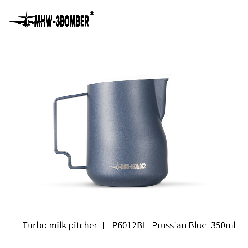 MHW-3BOMBER Turbo Milk Pitcher Prussian Blue 350ml