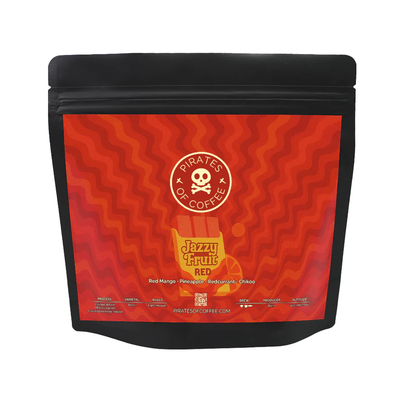 PIRATES COFFEE Jazzy Fruit Red - Tropical Blend 250G