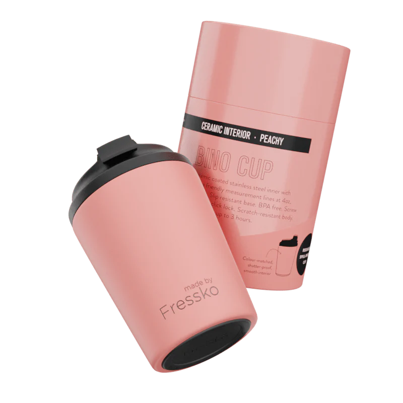 Fressko Ceramic Bino Cup - Peachy 230ML