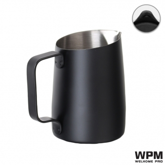 Round Spout Milk Pitcher - Matte Black 650ML