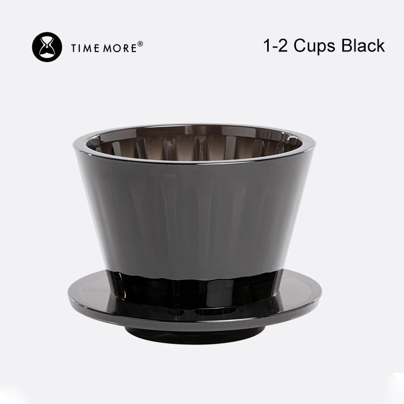 TIMEMORE Crystal Eye B75 Dripper Amber Black 1 to 2 cups