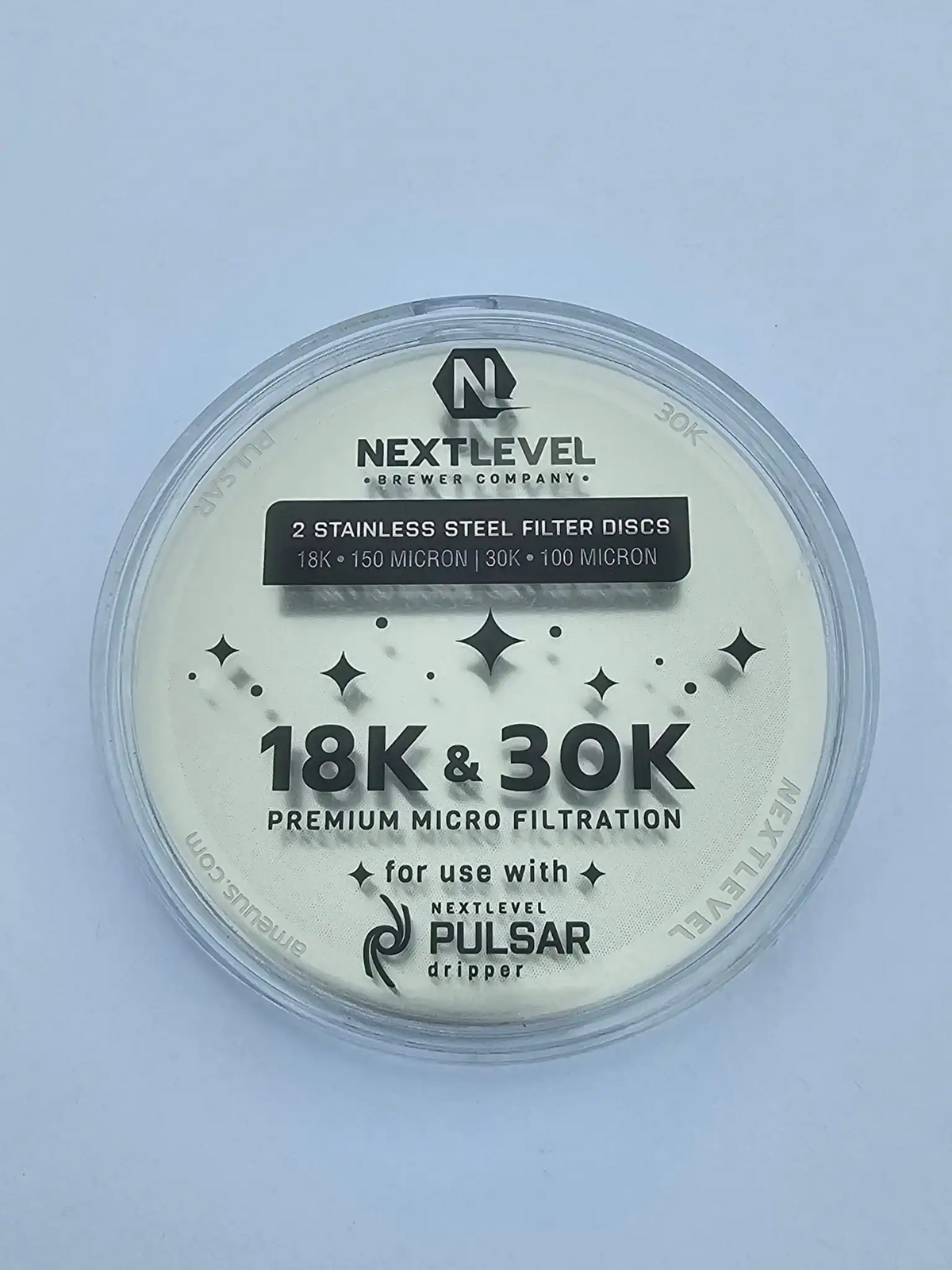 Nextlevel Pulsar Stainless Steel Filter Disc